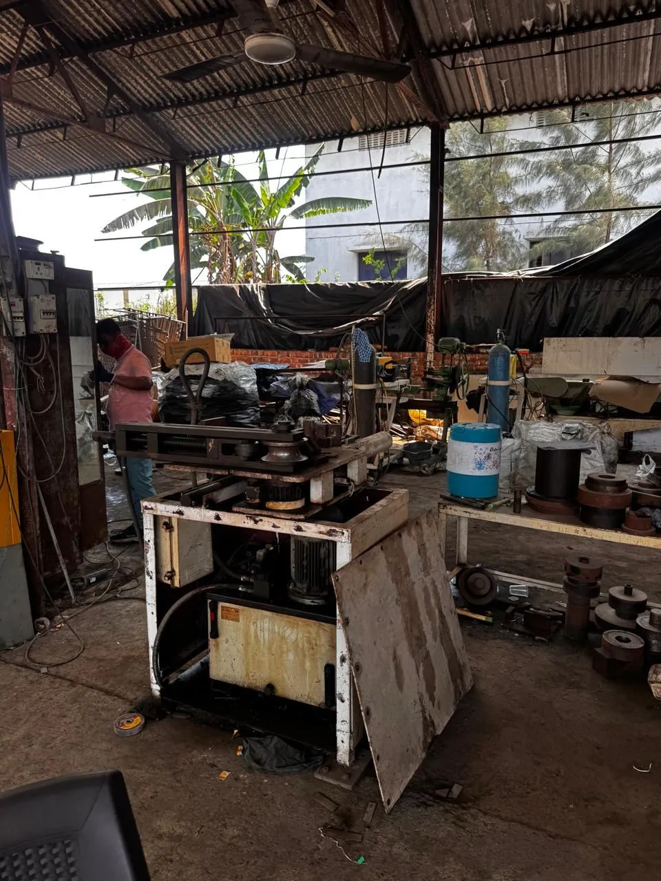 Buffing and polishing SS components at Ruby Infra