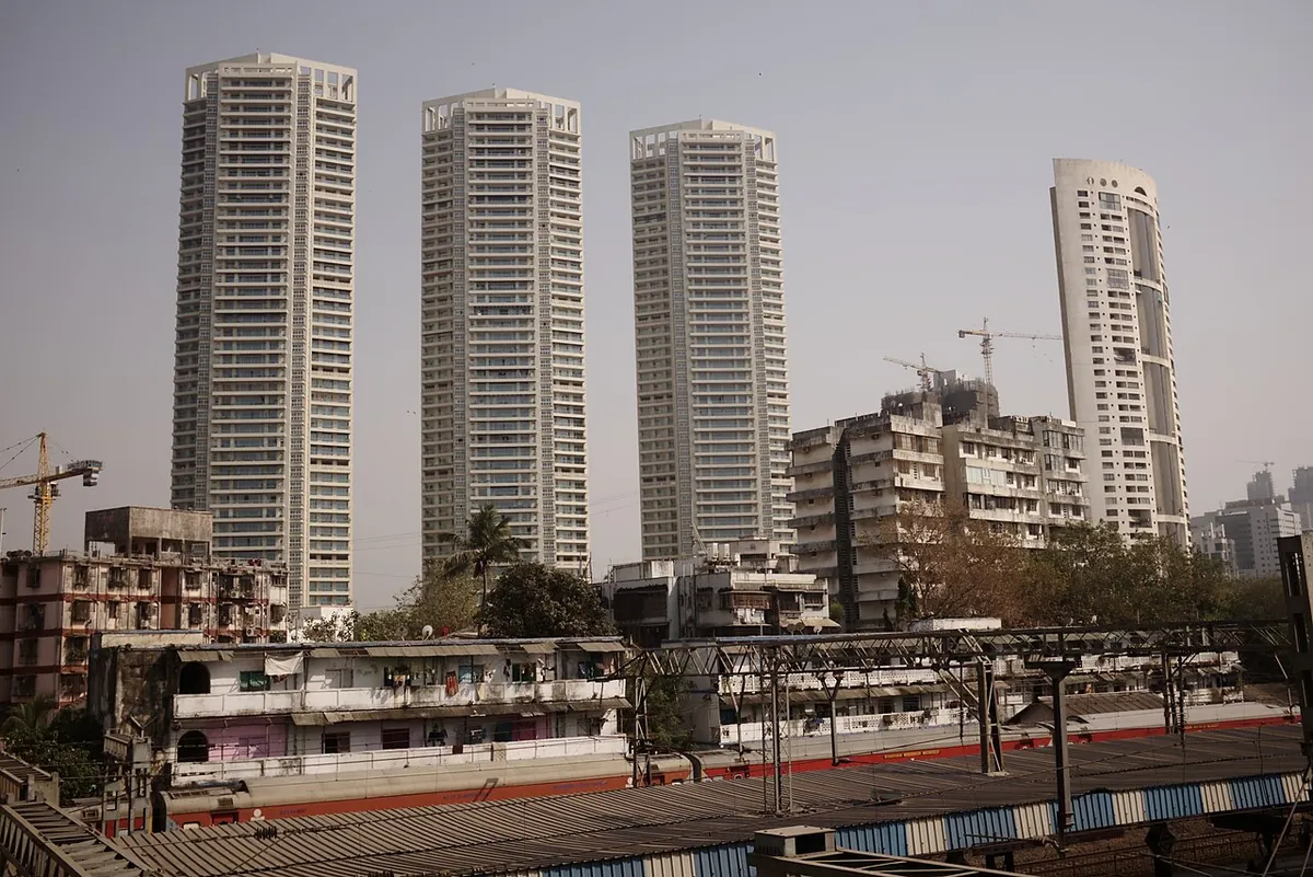 High-rise residential towers in Mumbai